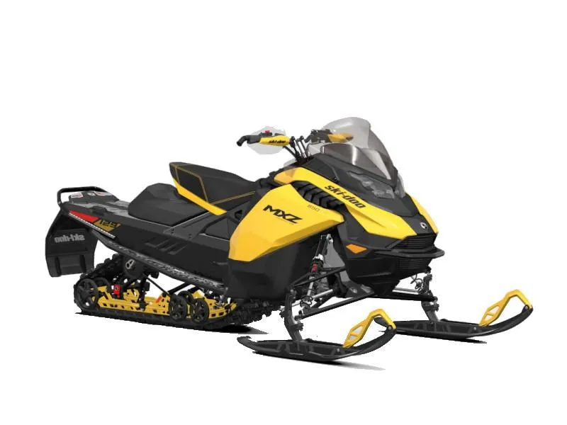 2024 Ski-Doo MXZ Adrenaline Rotax 850 E-TEC 129 RipSaw 1.25 Yellow