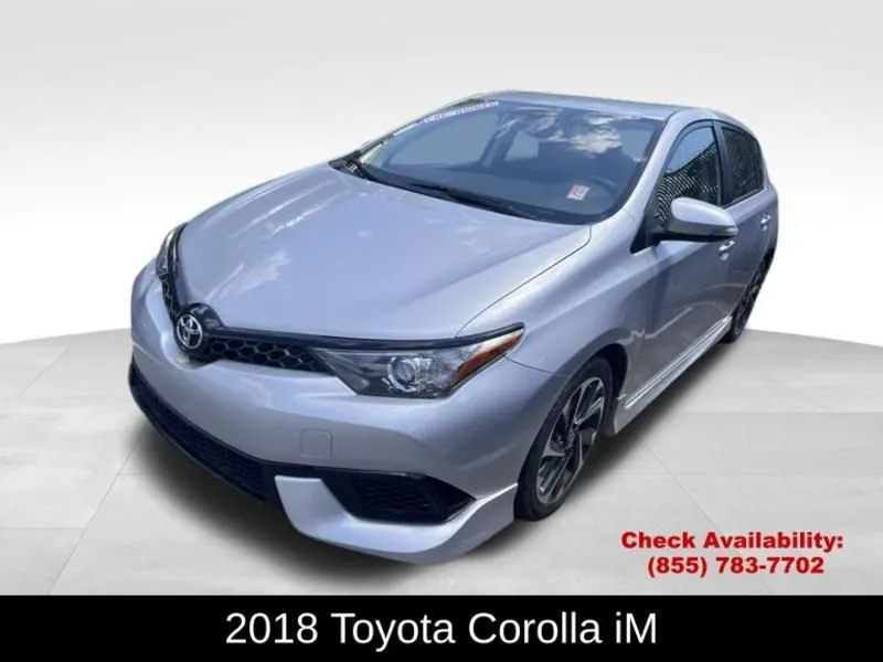 2018 Toyota Corolla iM FWD Base 1.8L 4-Cylinder DOHC 16V
