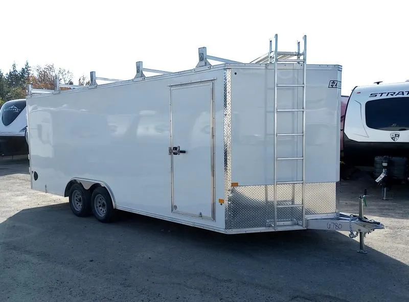 2024 E-Z Hauler  8.5x20 7K Aluminum Enclosed Cargo w/Contractor Package, Barn Doors