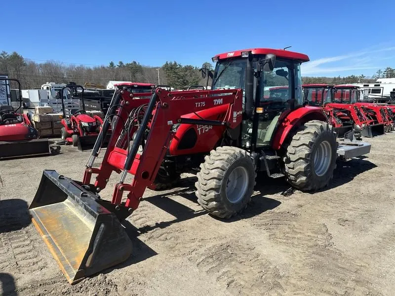 2015 TYM  T754C Tractor with Gear Transmission, HVAC Cab and Loader