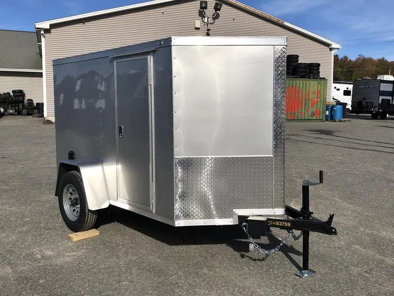 2024 Covered Wagon Trailers  5x8 Enclosed Cargo w/Spring Assist Rear Ramp