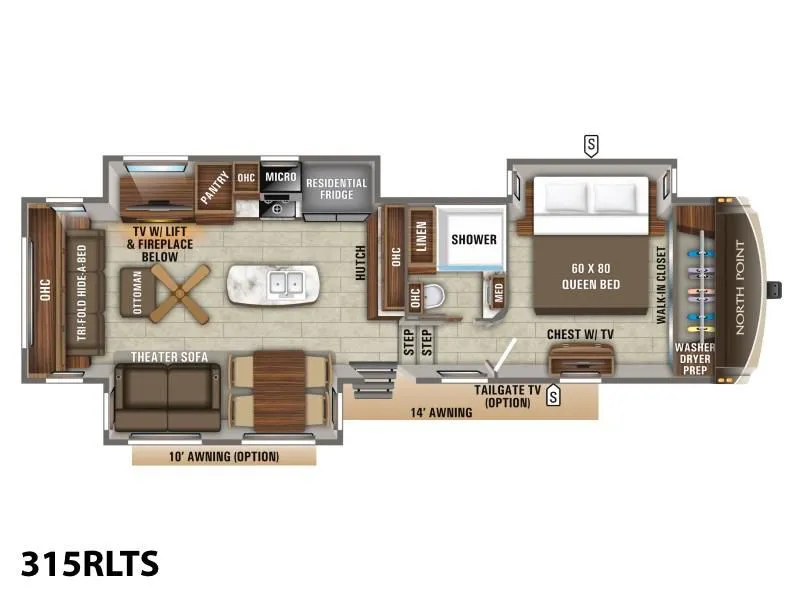 2019 Jayco NORTH POINT North Point 315RLTS