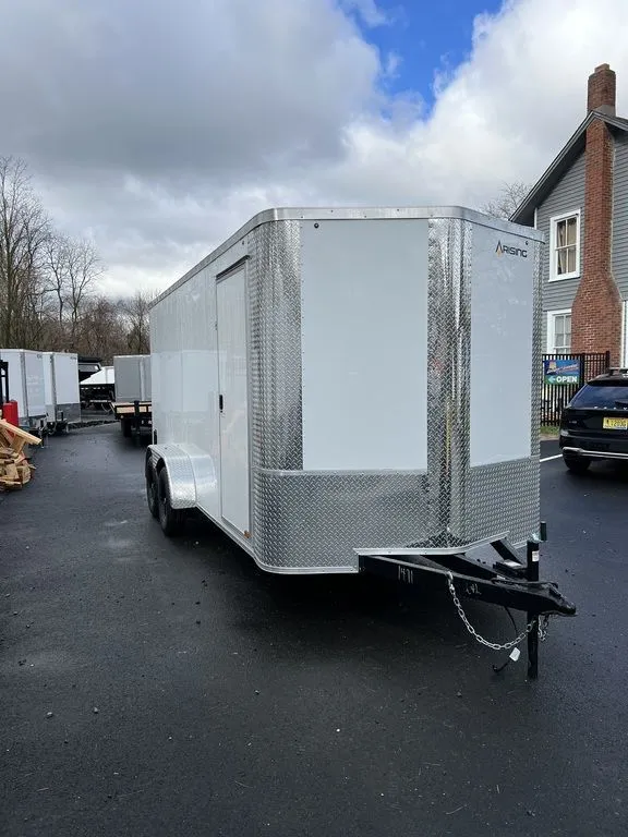 2024 Arising Industries 7x16 HD V Nose Enclosed Trailer POLYCORE 7k