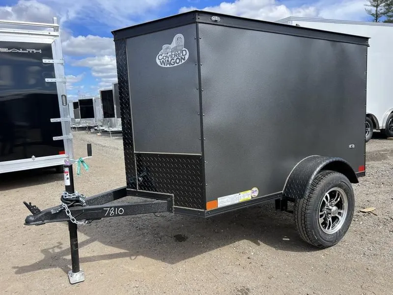 2024 Covered Wagon Trailers  4x6 Enclosed Cargo w/Blackout Package