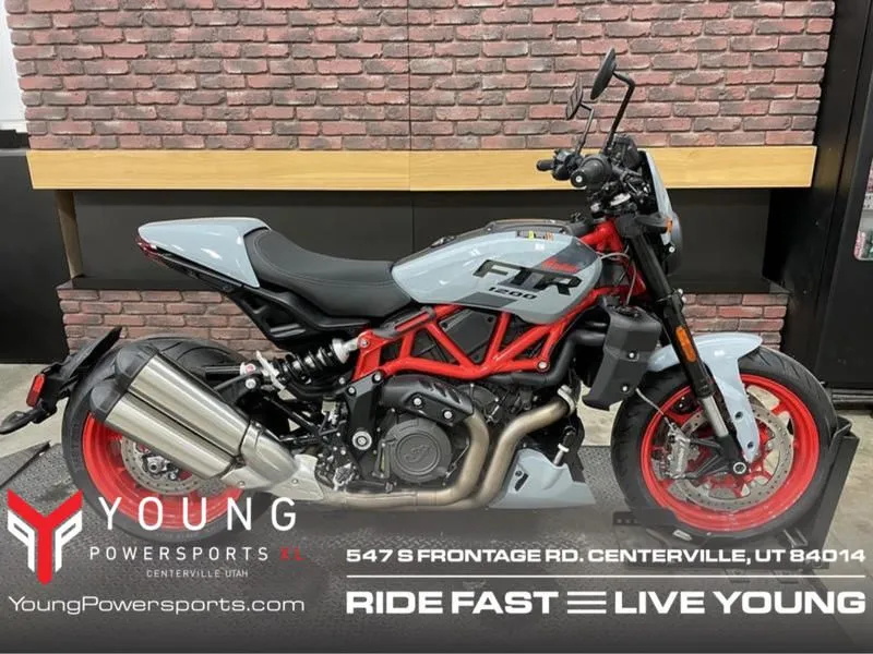 2024 Indian Motorcycle FTR Sport Storm Gray/Red