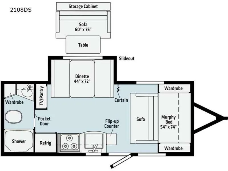 2024 Winnebago Micro Minnie 2108DS