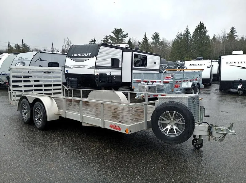 2020 High Country Trailers  6.5x18 Aluminum Open Landscape/Utility w/Aluminum Wheels, Front Toolbox