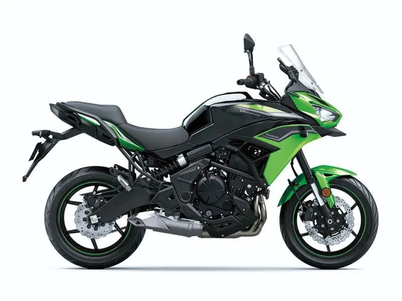 2022 Kawasaki Versys 650 ABS Candy Lime Green/Metallic Flat Spark Black