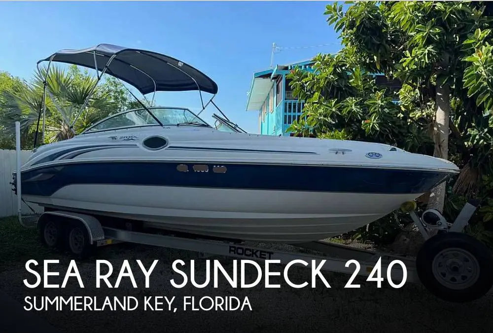 2002 Sea Ray Sundeck 240