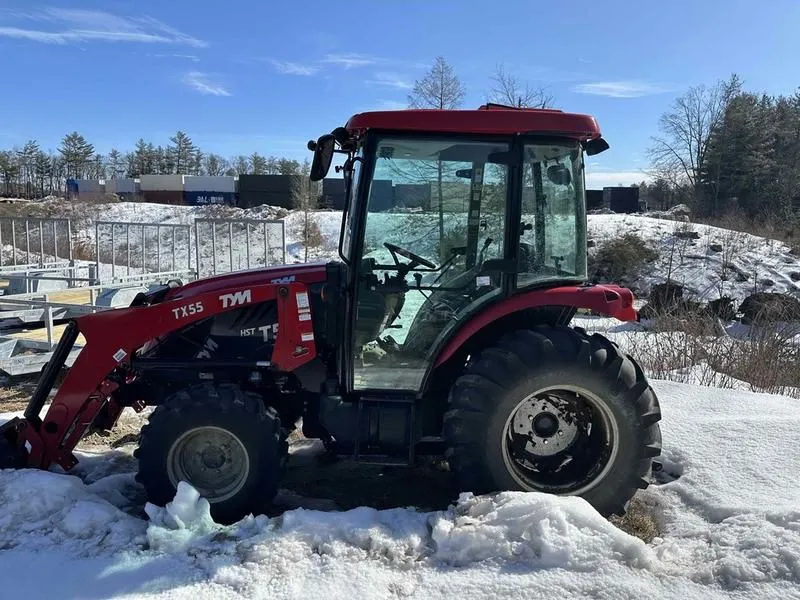 2020 TYM  Pre-Owned T554HC Hydrostatic Tractor with 55.9HP, Cab and Front Loader