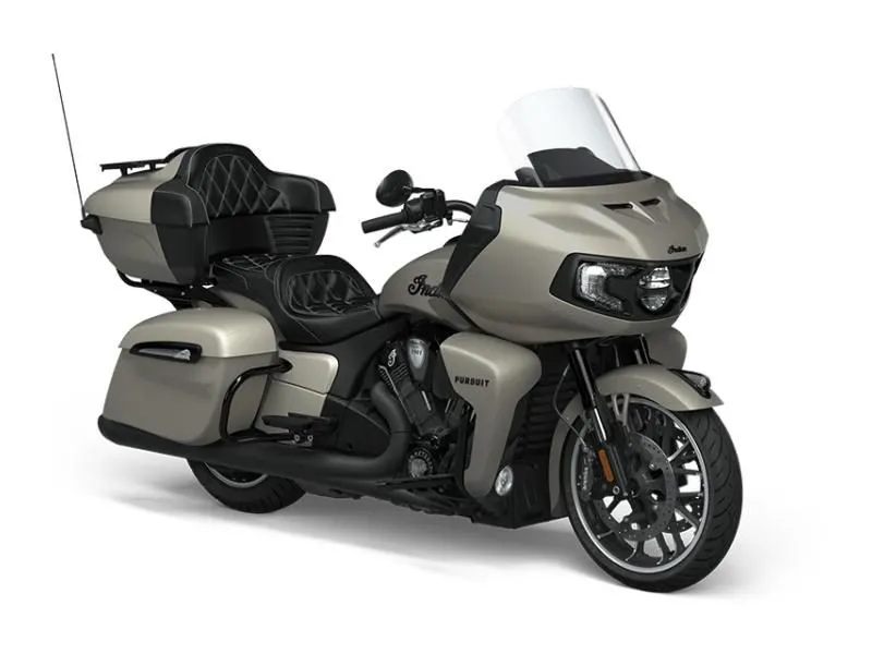 2023 Indian Motorcycle Pursuit Dark Horse with Premium Package Silver Quartz Smoke