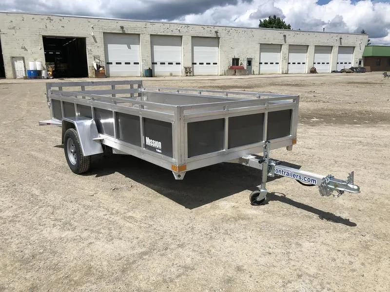 2022 Mission Trailers  6x12 Aluminum Open Utility w/Integrated Rear Ramp