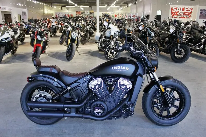 2021 Indian Motorcycle Scout Bobber ABS Thunder Black