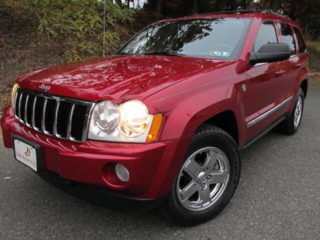 Jeep : Grand Cherokee 4dr Limited 05 jeep grand cherokee limited v 8 hemi only 51 k miles navi leather 4 wd chrome