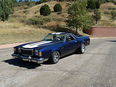 Ford : Ranchero GT 1979 ford ranchero gt muscle car 351 modified