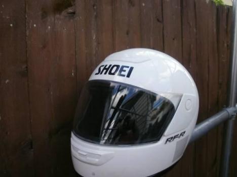 Shoei RF R Medium White Motorcycle Helmet Very Good Condition