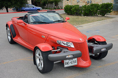 Plymouth : Prowler Base Convertible 2-Door 1999 plymouth prowler 8049 miles red black mint mint mint perfect carfax