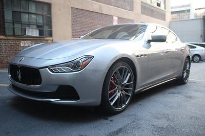 Maserati : Ghibli S Q4 AWD Bluetooth Power Camera HomeLink 21 Titano Paddles Red Calipers High Gloss Ebano