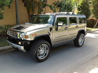 Hummer : H2 Luxury Sport Utility 4-Door Hummer H2 2008 Florida - Only 54K Miles Rare Finance Only $649 Gray/Black