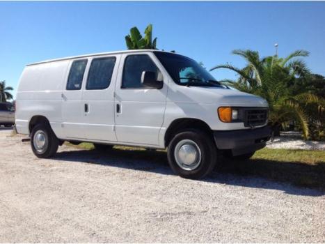Ford : E-Series Van E250 Econoline Cargo Florida no rust! 1 owner, 57k miles Cargo Van with racks and shelving Video!5.4L