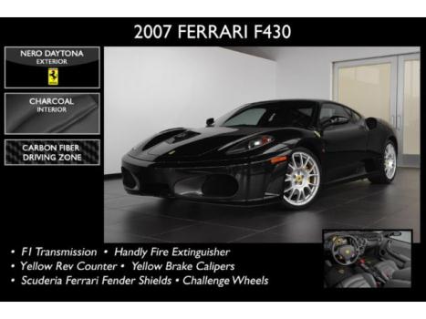 Ferrari : 430 F1 F1 Coupe Bluetooth Contrast Stitching in Nero Yellow Rev Counter 6-CD Changer