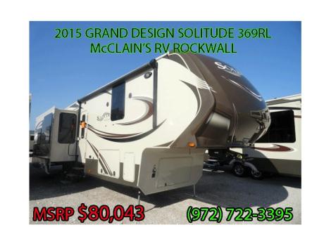 2015 Grand Design SOLITUDE 369RL