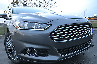 Ford : Fusion Titanium Sedan 4-Door 2014 ford fusion titanium 2.0 l turbocharge heated leather sensors camera sony
