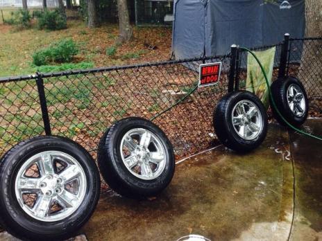 17 inch chrome rims on wrangler Goodyear tires, 0