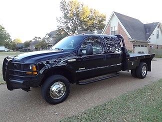Ford : F-350 XL 1 owner nonsmoker powerstroke crewcab xl flatbed dually perfect carfax