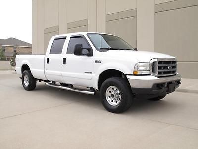 Ford : F-250 XLT Crew Cab Long Bed 4WD 7.3L Diesel 2002 ford f 250 sd xlt 4 x 4 7.3 l turbo diesel long bed brand new tires