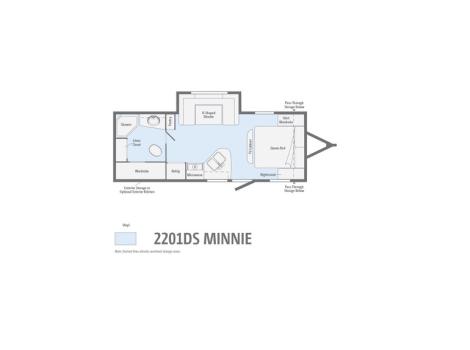 2015 Winnebago Minnie 2201DS