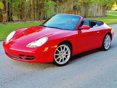 Porsche : 911 LOW LOW MILES  Carrera Cabriolet 996 6 Speed Only 18,000 Miles / Garage Kept / Mint Condition