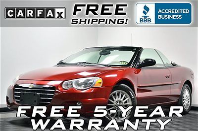 Chrysler : Sebring 2004.5 2dr Convertible Touring Loaded 60k Miles Free Shipping 5 Year Warranty Convertible Heated Seats Leather