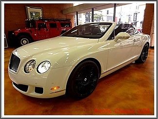 Bentley : Continental GT Speed 2010 bentley continental gtc speed car mint cond white on black
