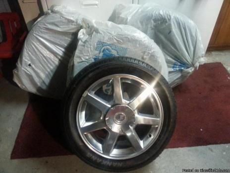 Cadillac Factory Rims with New Tires 17