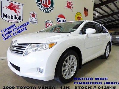 Toyota : Venza Base Wagon 4-Door 2009 venza fwd 2.7 l automatic leather 6 disk cd 19 in wheels 13 k we finance