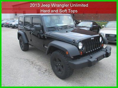 Jeep : Wrangler Sport 2013 sport used 3.6 l automatic 4 wd suv 1 owner clean carfax factory warranty