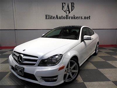 Mercedes-Benz : C-Class 2dr Coupe C350 4MATIC 2013 c 350 4 matic coupe 18 k amg wheels navigation camera kyls go pano roof