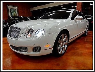Bentley : Continental Flying Spur Flying Spur Sedan 4-Door 2010 bentley continental flying spur 20000 miles car in mint cond white on black