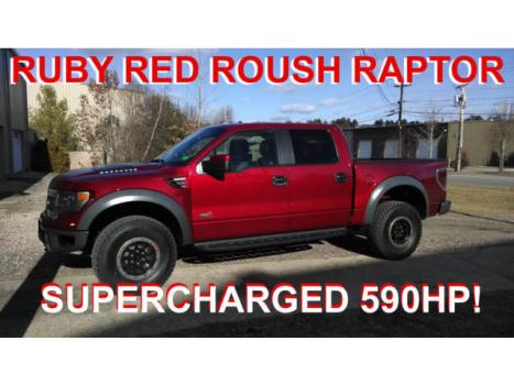 Ford : F-150 ROUSH RAPTOR IN STOCK 2014 ROUSH RAPTOR RUBY SPECIAL EDITION CREW CAB SUPERCHARGED 590HP 14