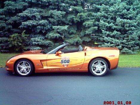 2007 Chevrolet corvette convertable indy pace car replica for: $33000