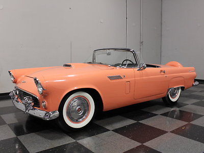Ford : Thunderbird Y-BLOCK, 4 ON THE FLOOR, SUNSET CORAL FINISH, BOTH TOPS, NICE OLDER RESTO
