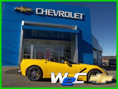 Chevrolet : Corvette Stingray Z51 Automatic*ask for TIM WALTERS 6000 off z 51 convertible automatic velocity yellow why buy 2014 chrome
