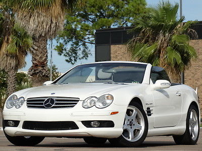 Mercedes-Benz : SL-Class SL55 AMG 2003 mercedes benz sl 55 amg pano roof navigation xenon keyless go 9 k option add