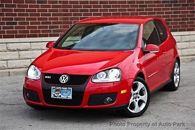 Volkswagen : Other 2dr Hatchback Manual 09 vw gti 6 speed manual hid heated seats cd changer mp 3 200 hp red finance