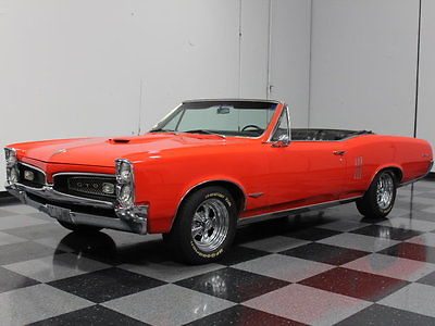 Pontiac : Le Mans GTO Clone DROPTOP GTO TRIBUTE, RED ON BLACK BUCKETS, 400 V8, AUTO, PWR FRONT DISC, PS!!