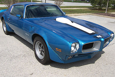 Pontiac : Trans Am Firebird 1970 pontiac trans am rare lucerne blue 4 speed factory air highly documented
