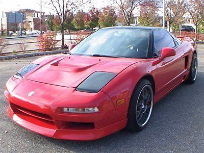 Acura : NSX 2dr Coupe Sport 5-Speed 1991 acura nsx stunning in red this baby has brand new clutch brakes