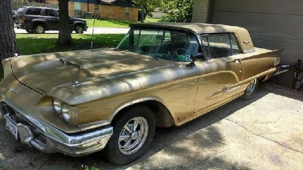 1960 Ford thunderbird for: $5000