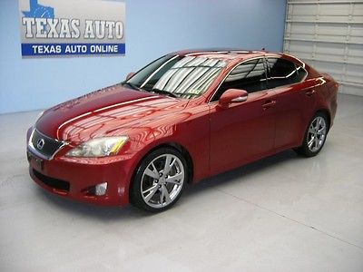 Lexus : IS IS250 LEATHER WE FINANCE!!!  2010 LEXUS IS 250 SPORT ROOF NAV HEATED/COOLED LEATHER TEXAS AUTO